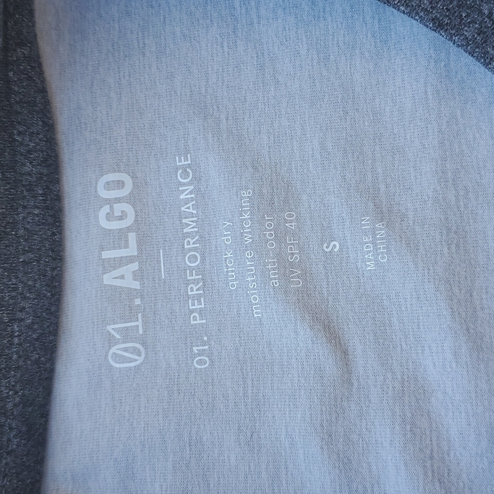 01.Algo Performance Raglan Colorbloce Tee Adult Small - Picture 2 of 5